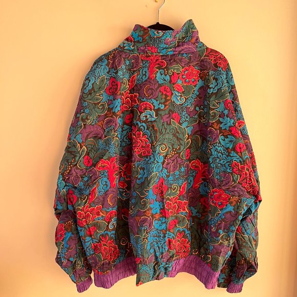 Vintage 90s Pacific Cove Light Windbreaker (3X) - Picture 2 of 9